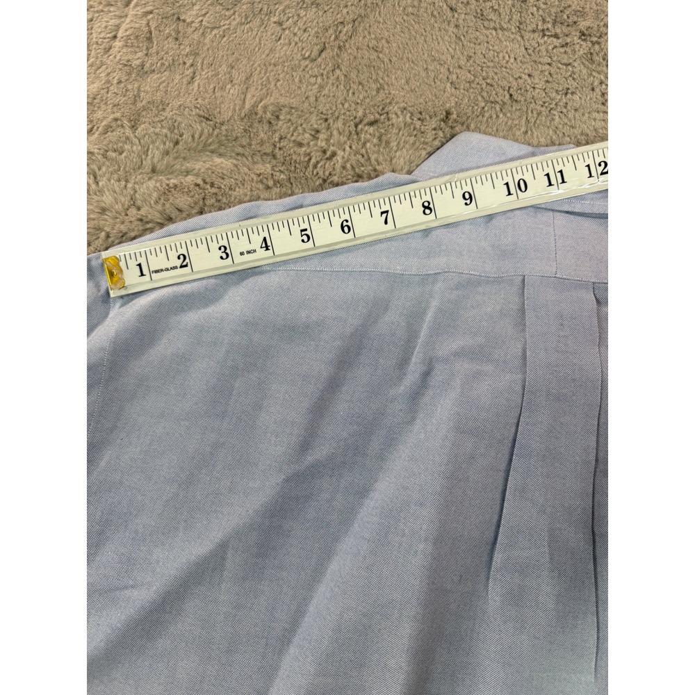 Ralph Lauren Yarmouth Oxford‎ Button Down Shirt Men's 17 34 Light Blue Cotton - Picture 5 of 8